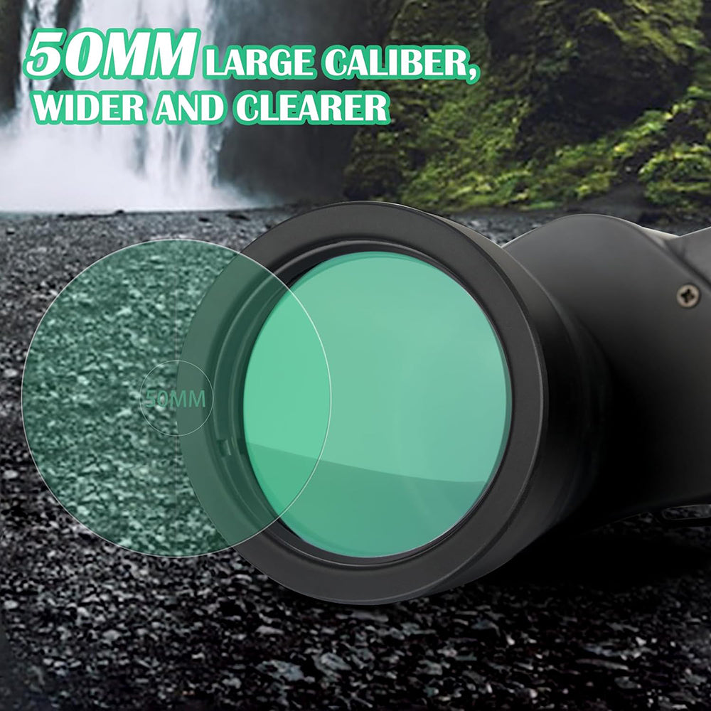 Binocolo Techsuit BN3, 20x, 50mm, Nero
