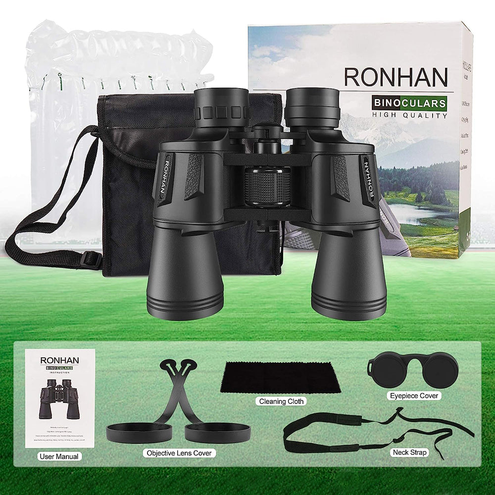 Binocolo Techsuit BN3, 20x, 50mm, Nero