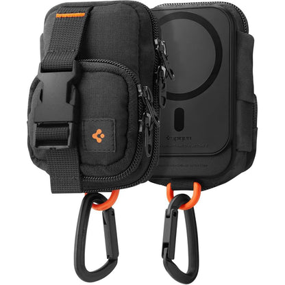 Borsetta Universale MagSafe per Telefono, Spigen, Snap Zip, Nera