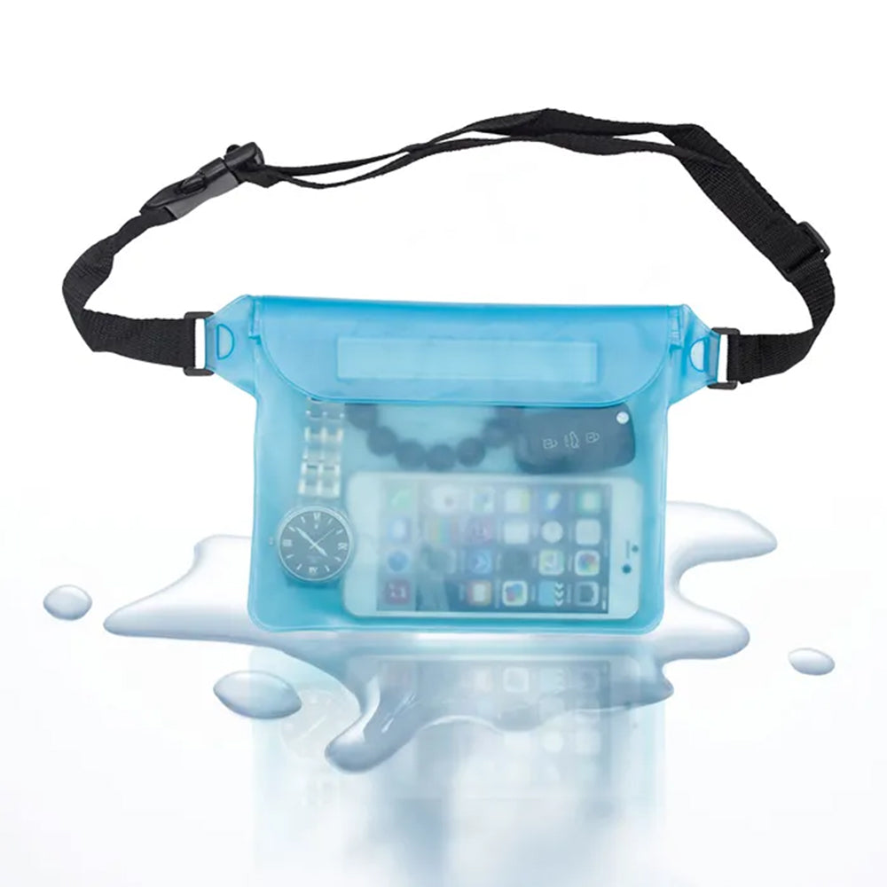 Marsupio Waterproof Techsuit, Universale, Blu