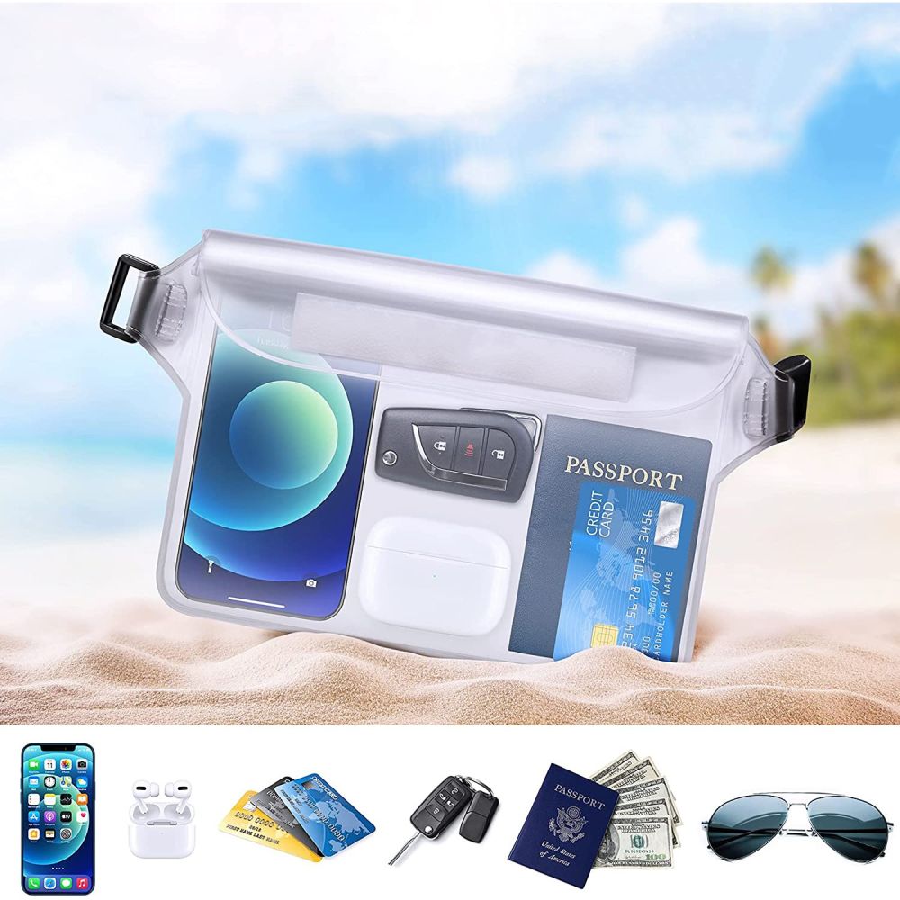 Marsupio Waterproof Techsuit, Universale, Blu