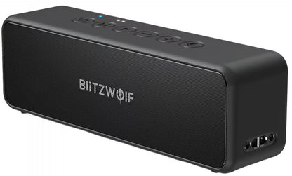 Cassa Bluetooth BlitzWolf BW-WA4, 30W, TWS, Impermeabile, Nera