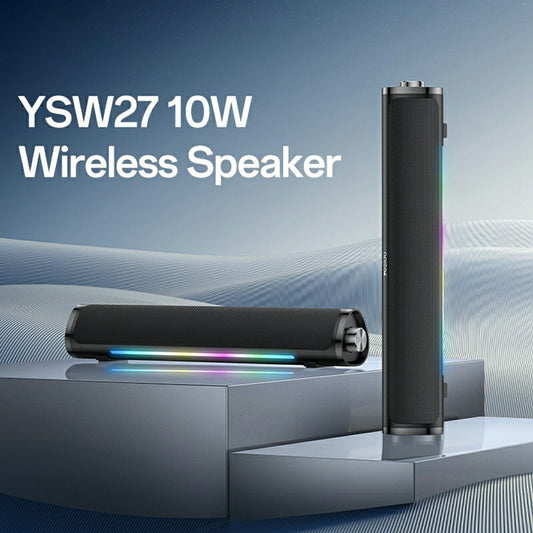Cassa Bluetooth Yesido YSW27, 10W, RGB, Nera