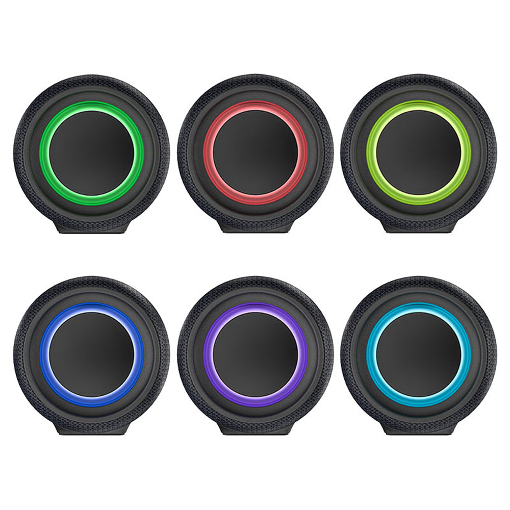 Cassa Bluetooth Acefast K2 Air, 2 x 20W, RGB, Impermeabile, Nera