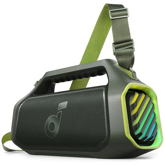 Altoparlante Bluetooth portatile Anker Soundcore Boom 2 Plus, 140W, RGB, impermeabile, verde A3134061 