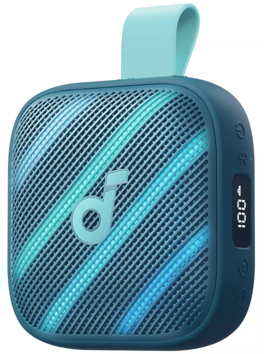 Altoparlante Portatile Bluetooth Anker SoundCore Boom Go 3i, 15W, TWS, RGB, Impermeabile, Blu D5103030