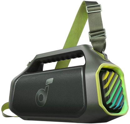 Cassa Portatile Bluetooth Anker SoundCore Boom 2 Plus Nuova Versione, 140W, TWS, RGB, Impermeabile, Verde A3134062
