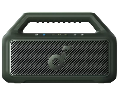 Cassa Portatile Bluetooth Anker SoundCore Boom 2 Nuova Versione, 80W, TWS, RGB, Impermeabile, Verde A3138062