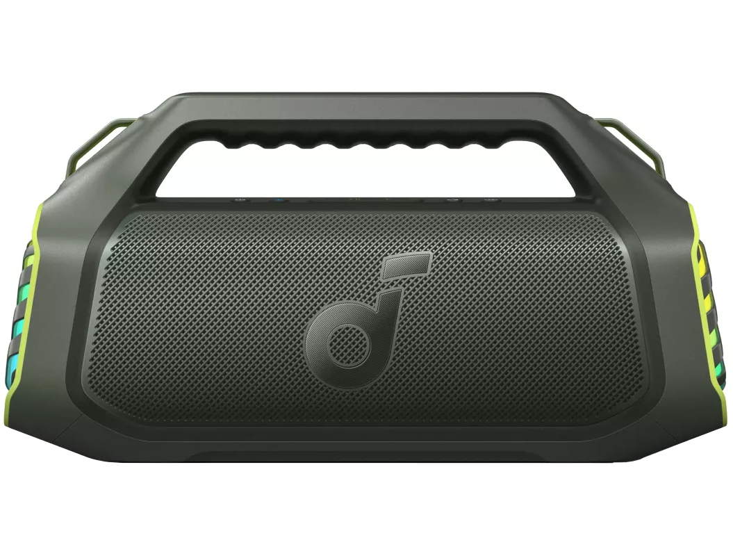 Cassa Portatile Bluetooth Anker SoundCore Boom 2 Plus Nuova Versione, 140W, TWS, RGB, Impermeabile, Verde A3134062
