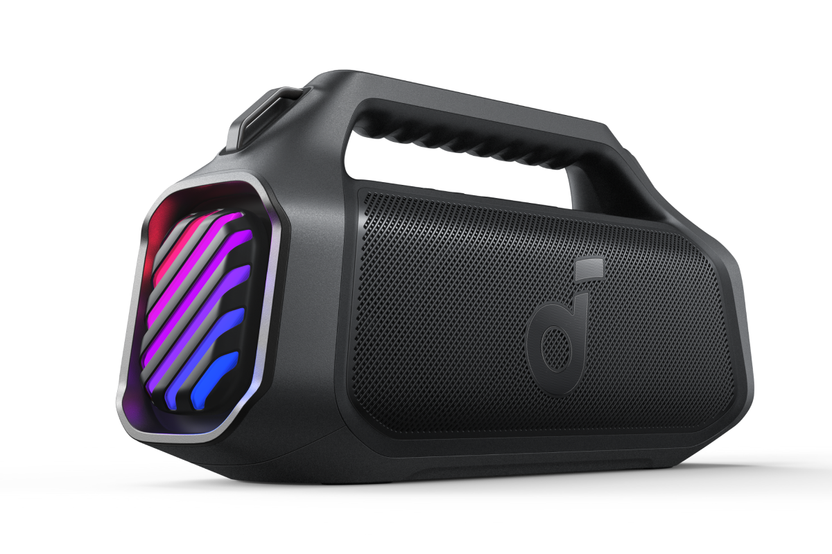 Cassa Portatile Bluetooth Anker SoundCore Boom 2 Plus Nuova Versione, 140W, TWS, RGB, Impermeabile, Nera A3134012