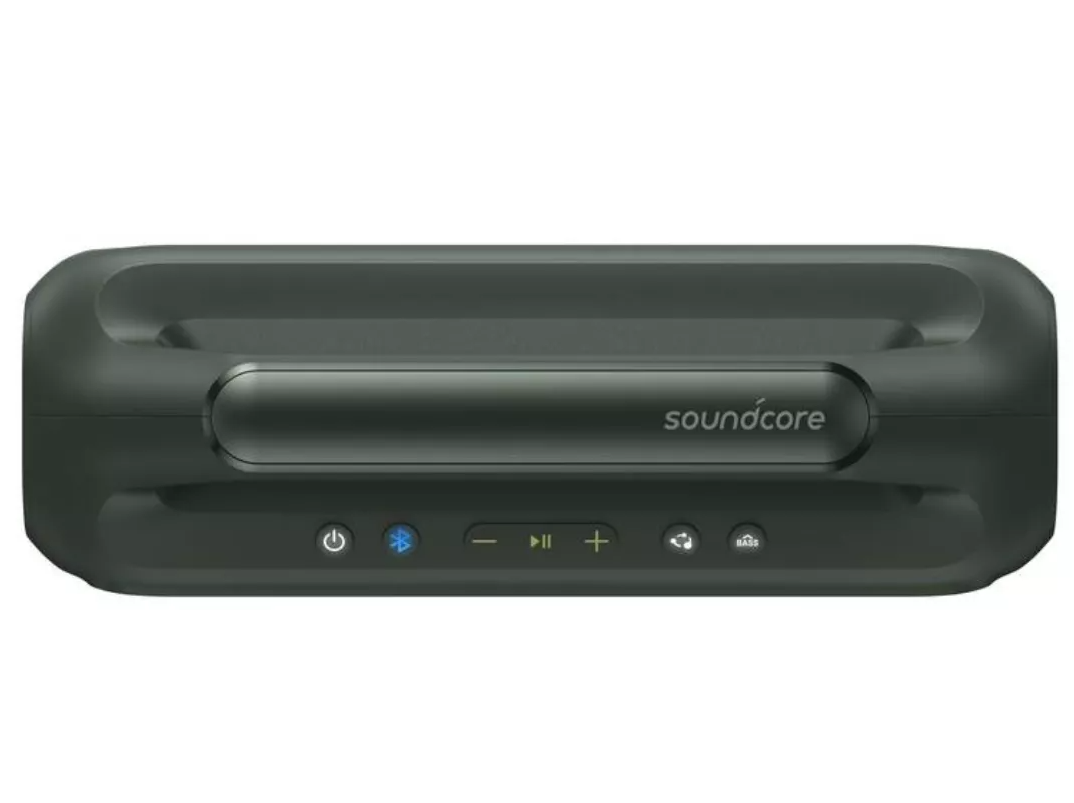 Cassa Portatile Bluetooth Anker SoundCore Boom 2 Nuova Versione, 80W, TWS, RGB, Impermeabile, Verde A3138062