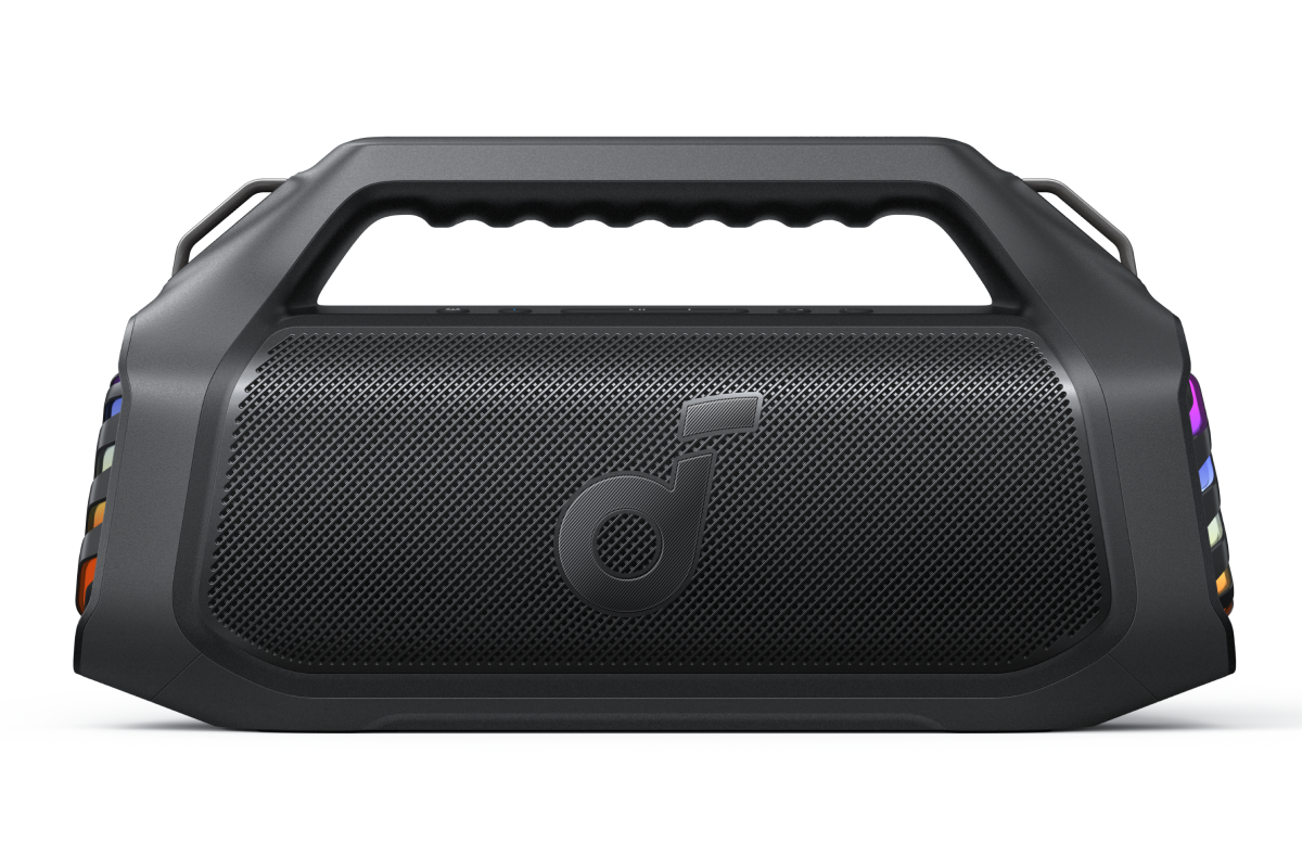 Cassa Portatile Bluetooth Anker SoundCore Boom 2 Plus Nuova Versione, 140W, TWS, RGB, Impermeabile, Nera A3134012