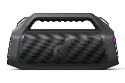 Cassa Portatile Bluetooth Anker SoundCore Boom 2 Plus Nuova Versione, 140W, TWS, RGB, Impermeabile, Nera A3134012