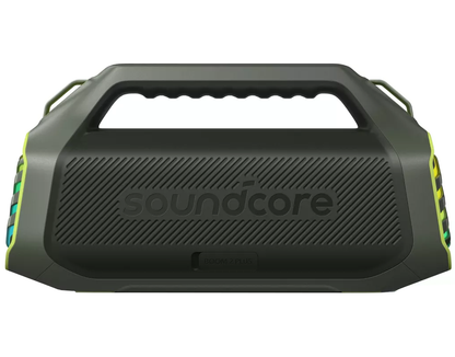Cassa Portatile Bluetooth Anker SoundCore Boom 2 Plus Nuova Versione, 140W, TWS, RGB, Impermeabile, Verde A3134062