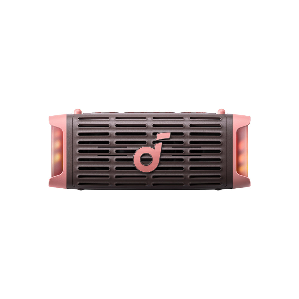 Cassa Portatile Bluetooth Anker SoundCore Boom 3i, 50W, RGB, Impermeabile, Marrone Rosa D5100080