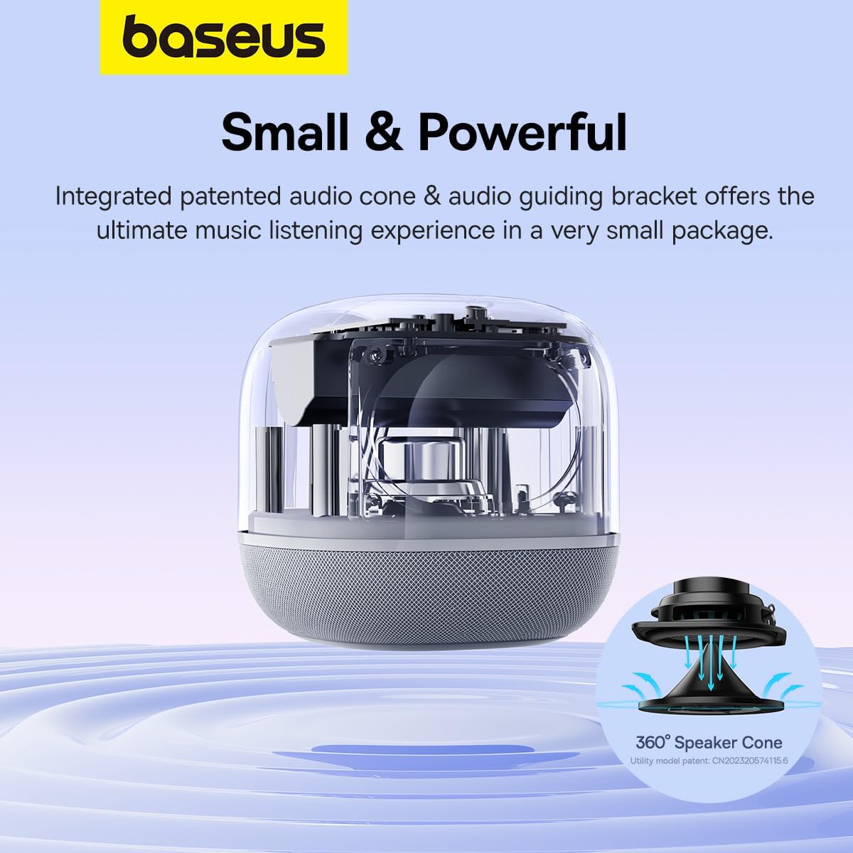 Cassa Bluetooth Baseus AeQur V2, Bianca A20050500211-00