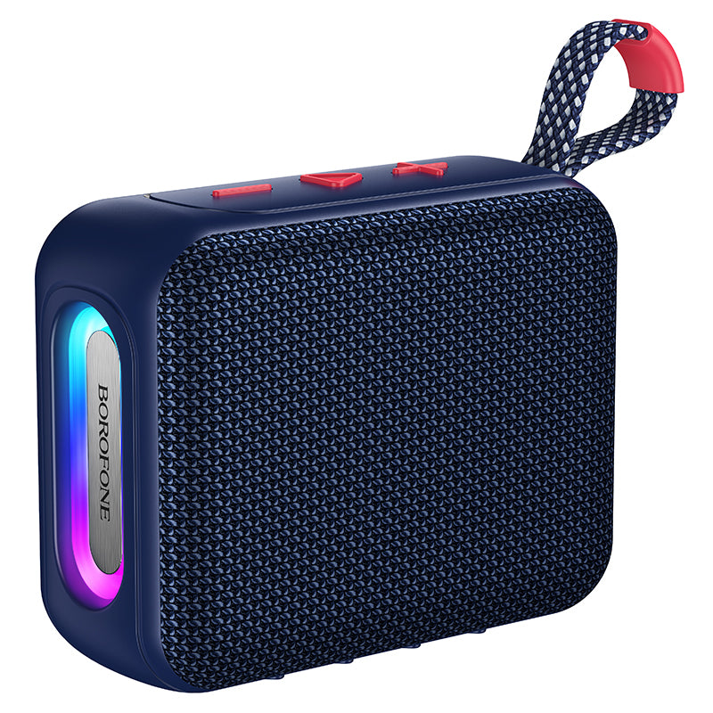 Altoparlante portatile Bluetooth Borofone BR106 Felicitous, 8 W, TWS, RGB, blu navy