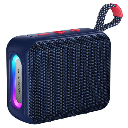 Altoparlante portatile Bluetooth Borofone BR106 Felicitous, 8 W, TWS, RGB, blu navy