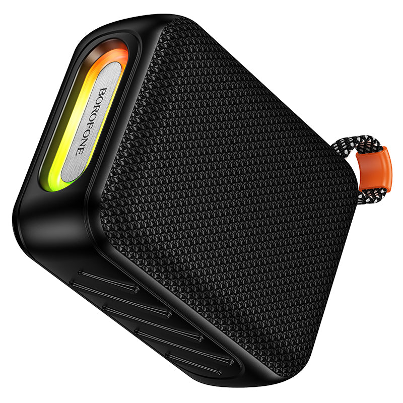 Borofone BR106 Felicitous Portable Bluetooth Speaker, 8W, TWS, RGB, Black
