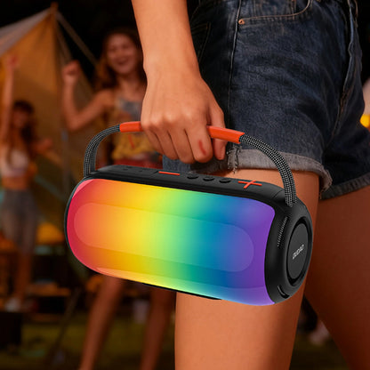 Cassa Portatile Bluetooth Dudao Y21, 2 x 5W, TWS, RGB, Nera