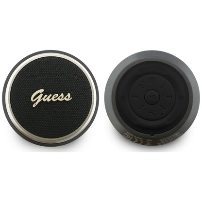 Altoparlante Portatile Bluetooth Guess Script Metal Logo, 5W, TWS, Nero