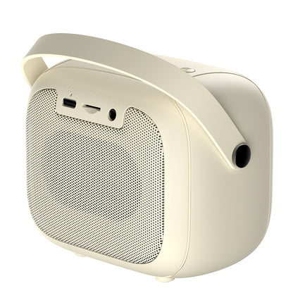 Cassa Portatile Bluetooth HAVIT SK818BT Karaoke, 5W, RGB, Impermeabile, Beige