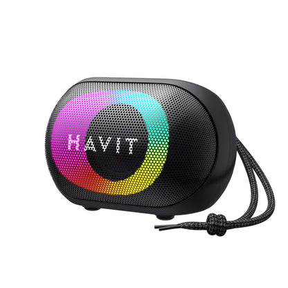 Cassa Portatile Bluetooth HAVIT SK885BT, 8W, RGB, Impermeabile, Nera