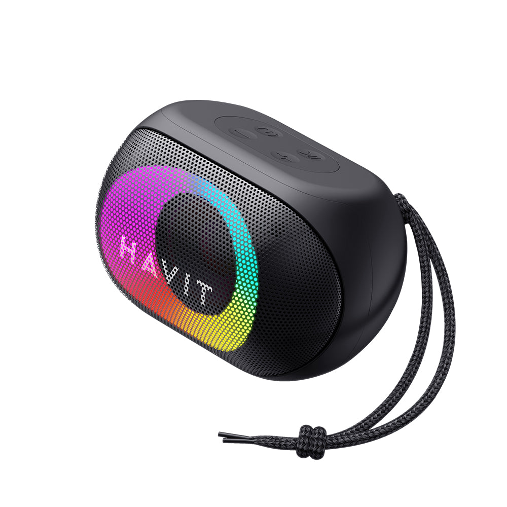 Cassa Portatile Bluetooth HAVIT SK885BT, 8W, RGB, Impermeabile, Nera