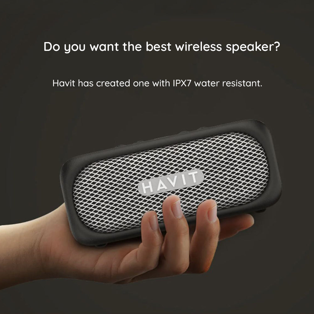 Cassa Bluetooth HAVIT SK905BT, 20W, Impermeabile, Beige