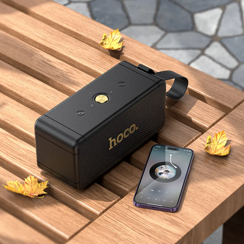 Cassa Portatile Bluetooth HOCO HT1 Max, 2 x 20W, TWS, Nera