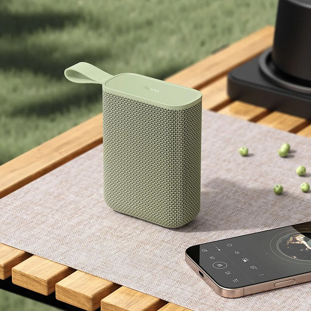 Cassa Portatile Bluetooth HOCO HC34, 5W, TWS, Impermeabile, Verde