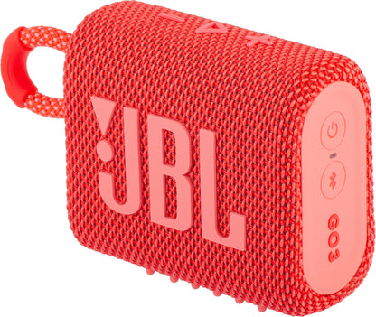 Altoparlante Bluetooth portatile JBL GO 3, 4,2 W, suono professionale, impermeabile, rosa JBLGO3RED