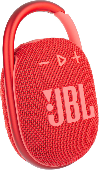 Altoparlante Bluetooth portatile JBL Clip 4, 5W, suono professionale, impermeabile, rosa JBLCLIP4RED