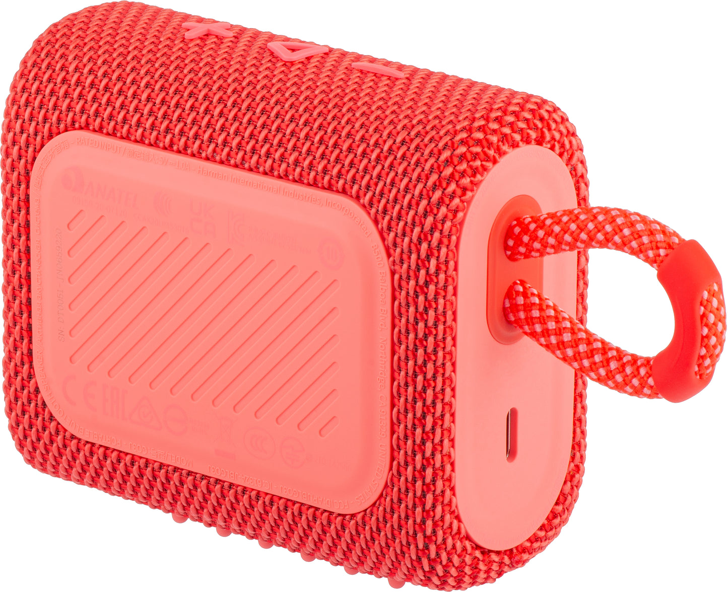 Altoparlante Bluetooth portatile JBL GO 3, 4,2 W, suono professionale, impermeabile, rosa JBLGO3RED