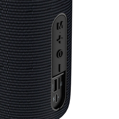 McDodo BS-1410 Portable Bluetooth Speaker, 2 x 5W, RGB, Waterproof, Black