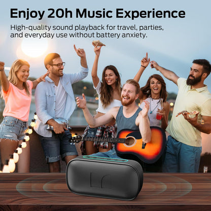 Cassa Portatile Bluetooth Monster S150, 14W, TWS, RGB, Waterproof, Nera