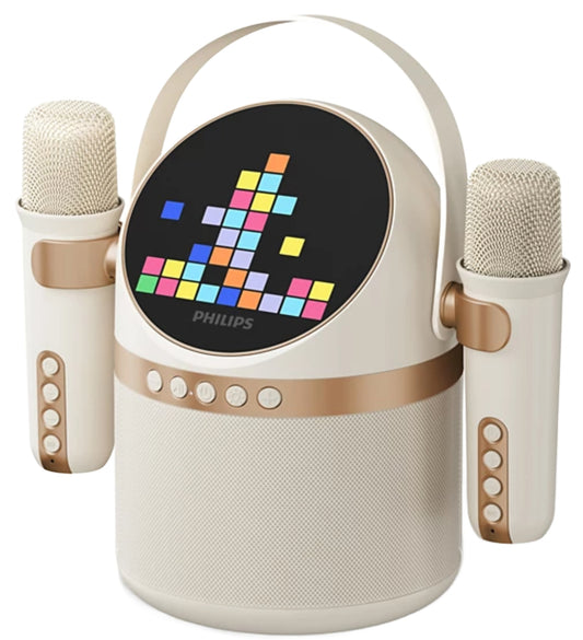 Cassa Portatile Bluetooth Philips, 10W, Karaoke, Beige TAS2509WT/00