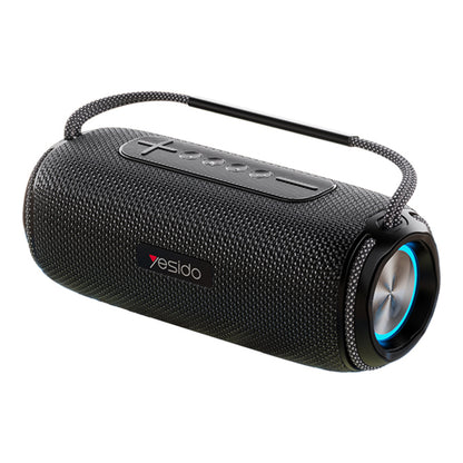 Yesido YSW11 Portable Bluetooth Speaker, 40W, RGB, Waterproof, Black