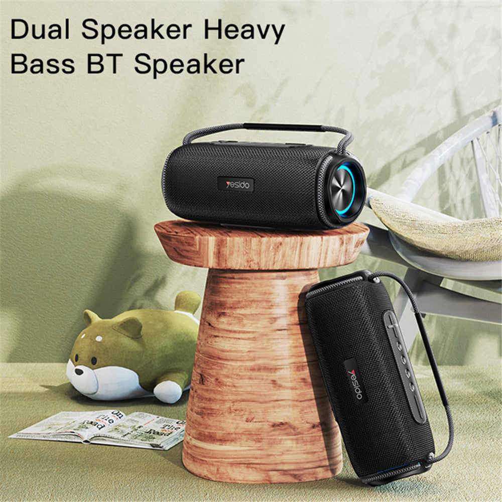 Cassa Portatile Bluetooth Yesido YSW11, 40W, RGB, Impermeabile, Nera