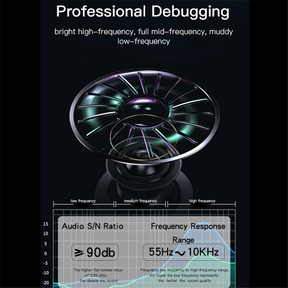 Yesido YSW14 Portable Bluetooth Speaker, 5W, RGB, Blue