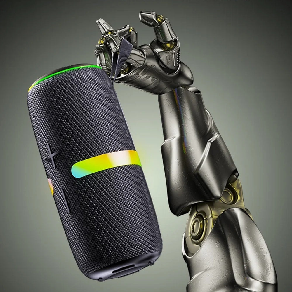 Cassa Portatile Bluetooth Yesido YSW22, 30W, RGB, Impermeabile, Nera