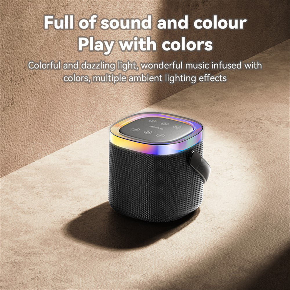 Cassa Portatile Bluetooth Yesido YSW25, 5W, RGB, Nera
