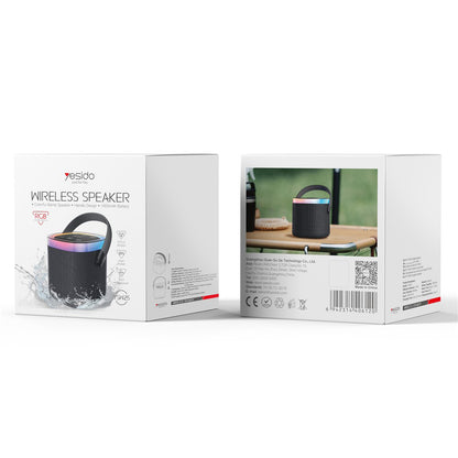 Cassa Portatile Bluetooth Yesido YSW25, 5W, RGB, Nera