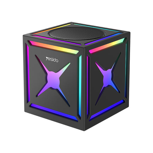 Cassa Bluetooth Yesido YSW34, 8W, RGB, Nera