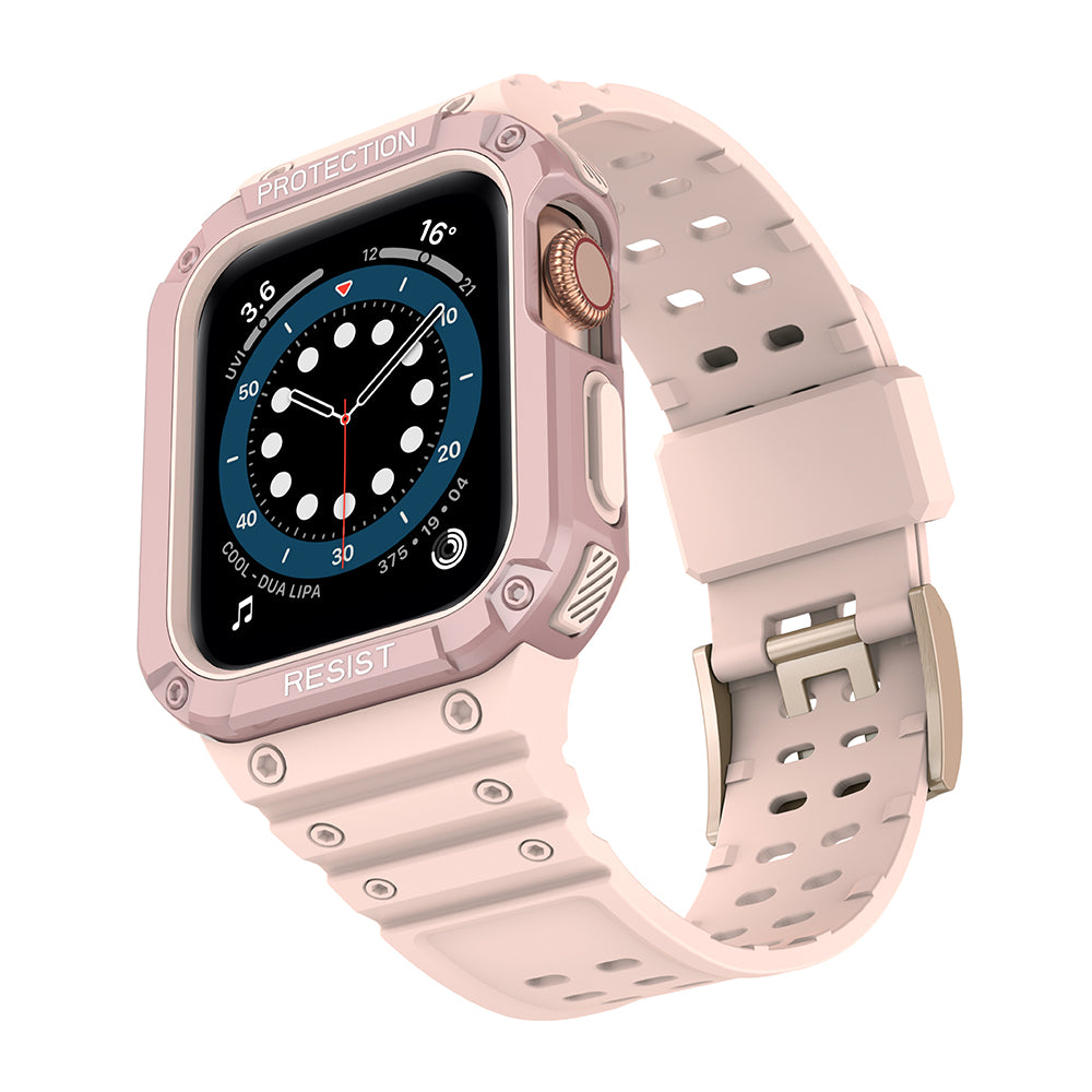 Custodia blindata OEM per Apple Watch serie 41 mm / 40 mm / 38 mm, rosa