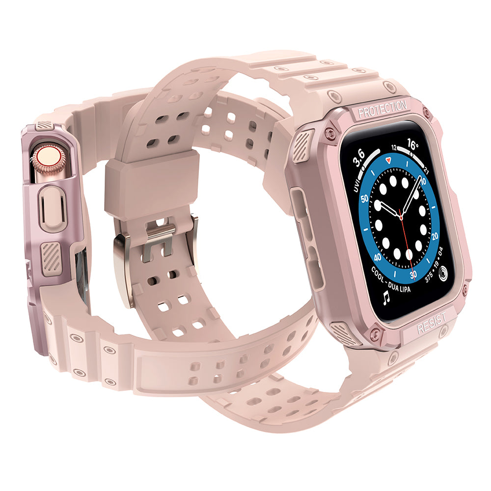 Custodia blindata OEM per Apple Watch serie 41 mm / 40 mm / 38 mm, rosa