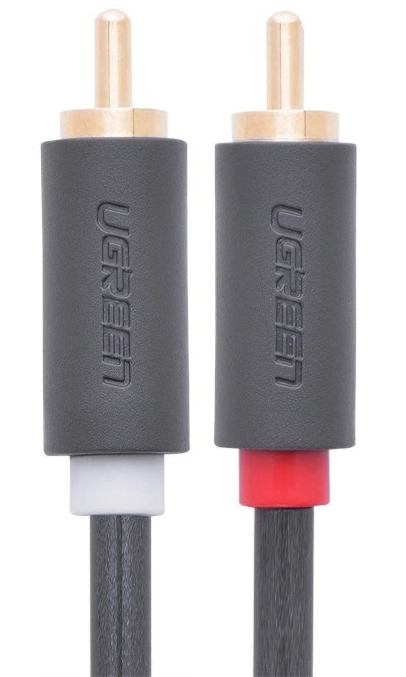 Cavo Audio UGREEN AV104, 2 x RCA - 2 x RCA, 5m, Nero