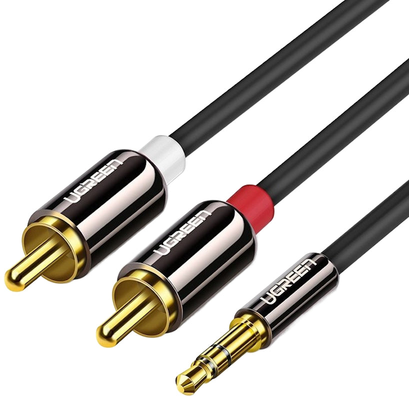 Cavo Audio 3.5mm - 2 x RCA UGREEN AV116, 1.5m, Nero
