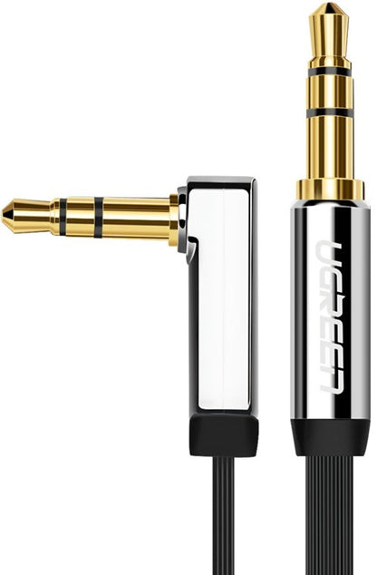 Cavo Audio 3.5mm - 3.5mm UGREEN AV119 Angled, 2m, Nero