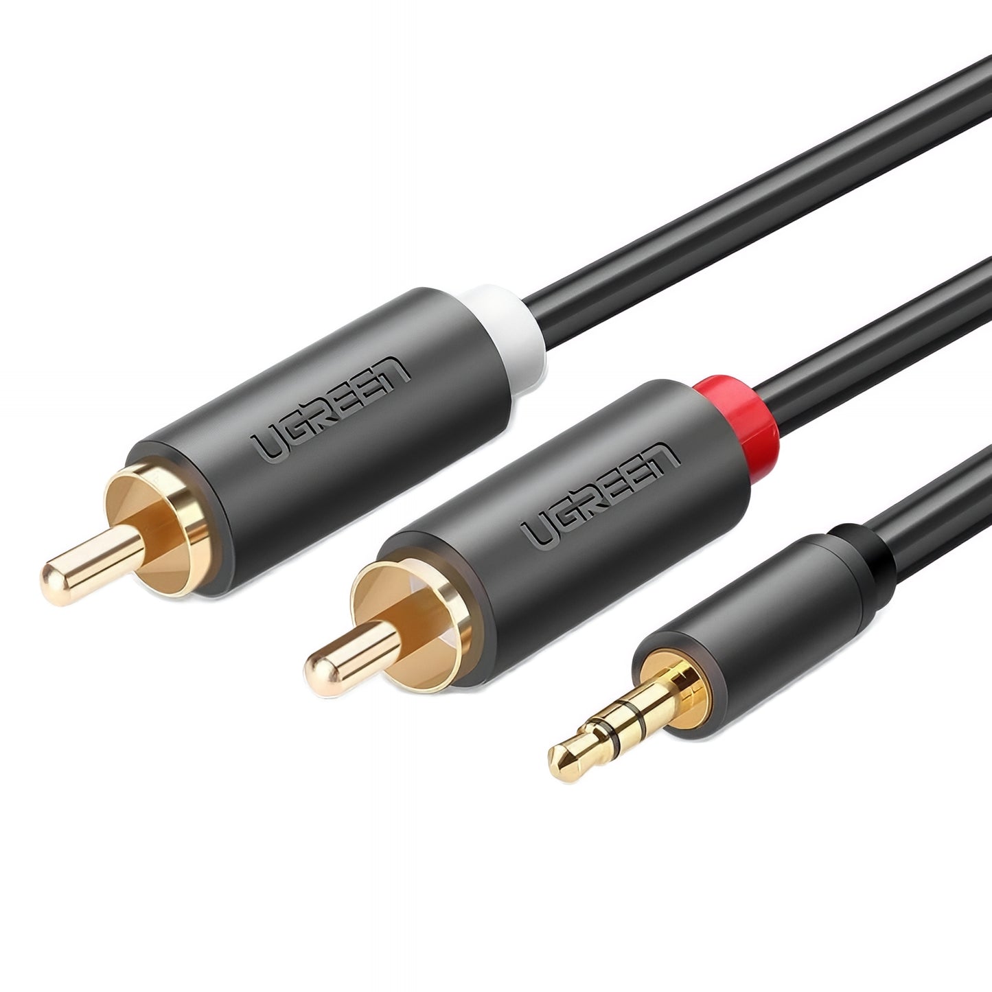 Cavo Audio 3.5mm - 2 x RCA UGREEN AV102, 1.5m, Grigio